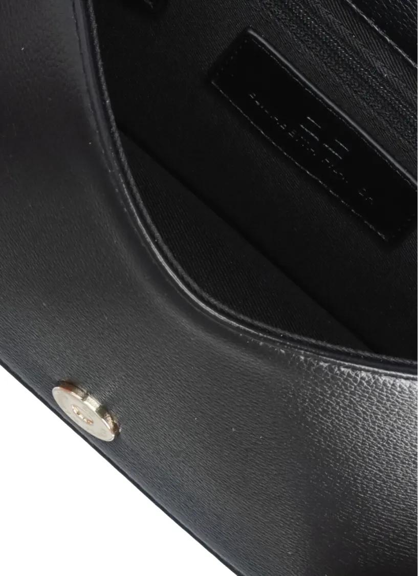 Elisabetta Franchi Crossbody bags.. Black in zwart