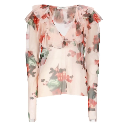 Philosophy Di Lorenzo Serafini Blusen Floral Print Shirt Multicolor