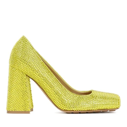 Bottega Veneta Kiwi Green Tower Pumps Green Pumps