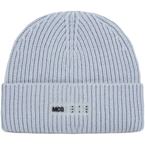 Alexander McQueen Casquette Ic0 Logo Wool Beanie lila