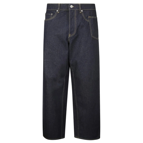 Golden Goose Jeans Baggy Jeans With Rigito Fabric Blue