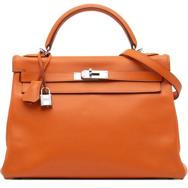 Hermès Fourre-tout 2009 Swift Kelly II Retourne 32 orange