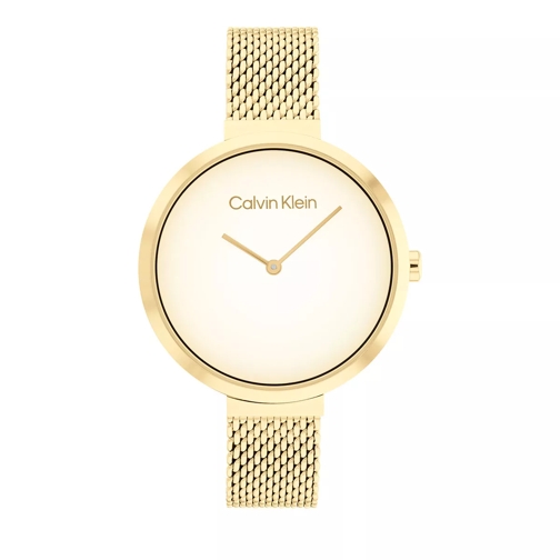 Calvin Klein Minimalistic T Bar gold Quarz-Uhr