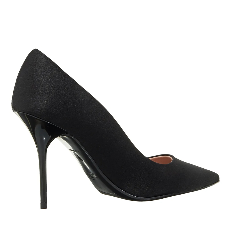 Love Moschino Pumps Shiny Flat Bow Scarpa Donna Nero(Image 2)