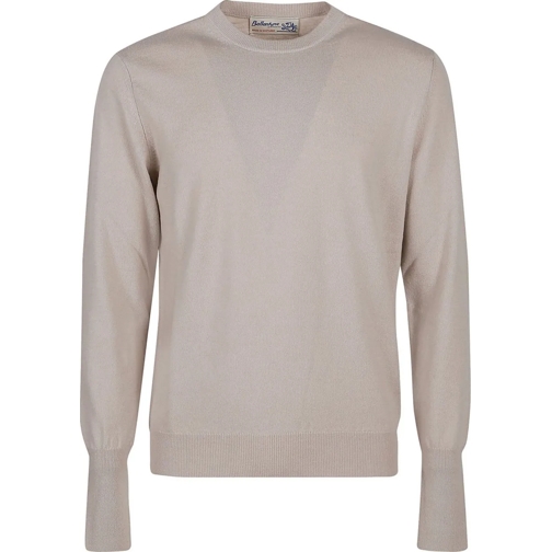 Ballantyne  Plain Sweater White weiß