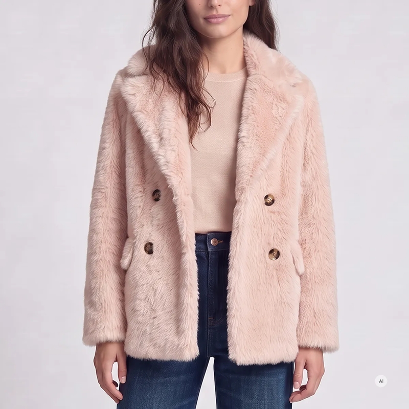 Marc Aurel Blazer Blazer- Pattentaschen- Ärmelschlitz mit Knöpfen rosa(Image 3)