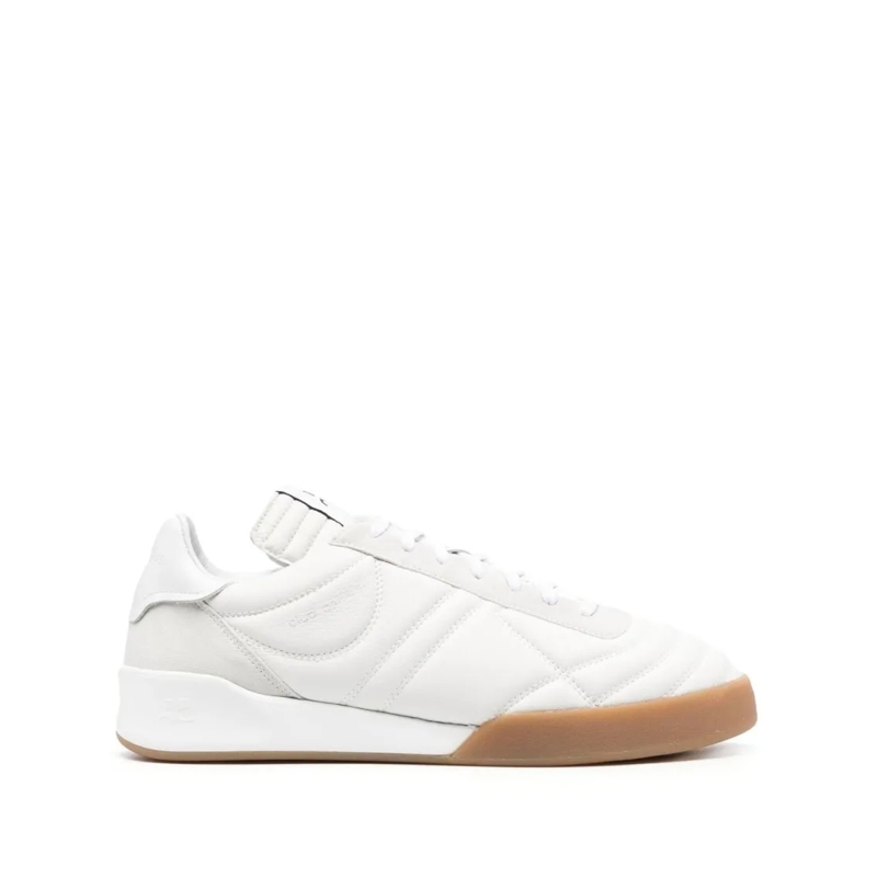 Courrèges Low-Top-Sneaker Panelled White Leather Low-Top Sneakers White