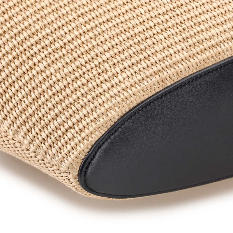 Givenchy Crossbody Bag Shopper aus Raffia und Leder braun(Image 5)