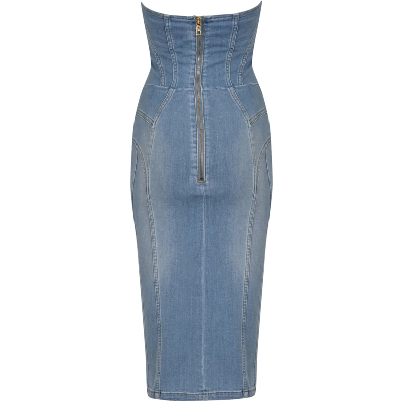 Elisabetta Franchi Midikleid Dresses Blue blau(Image 2)