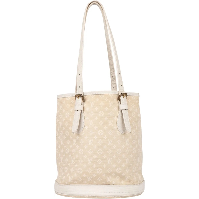 Louis Vuitton Schultertasche Louis Vuitton Mini Lin Monogram PM Bucket Shoulder mehrfarbig
