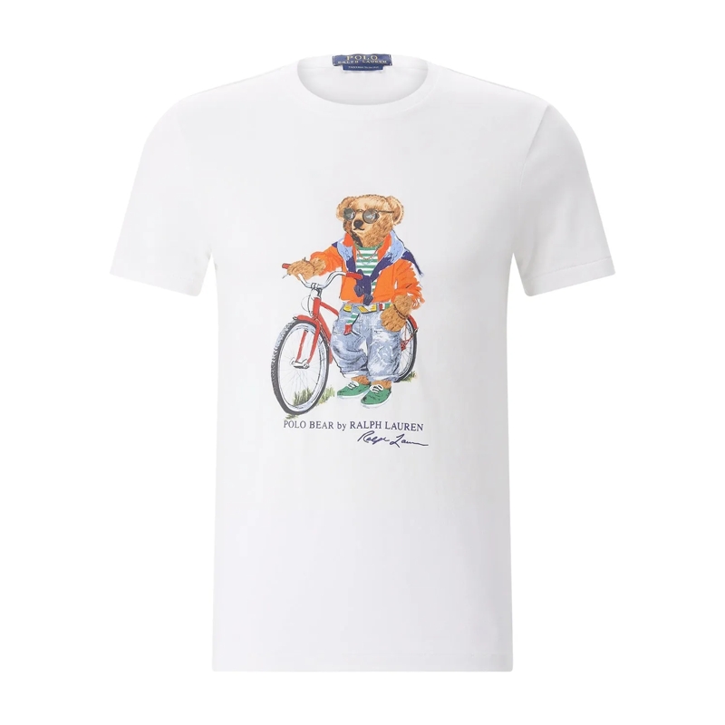 Polo Ralph Lauren T-Shirt T-Shirt mit Print weiß