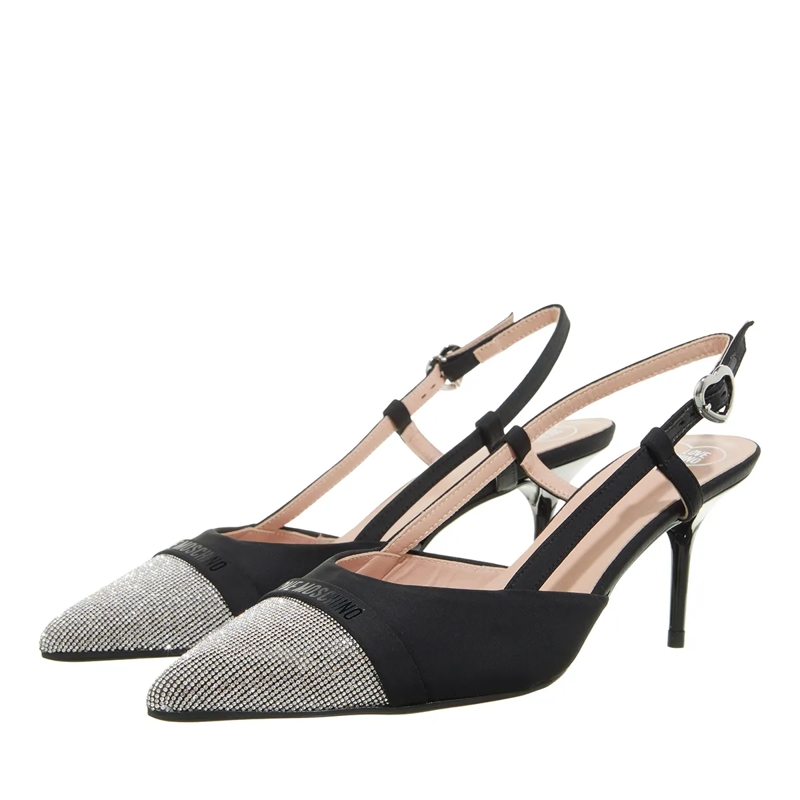 Love Moschino Pumps Sparkling Toe Scarpa Donna Nero