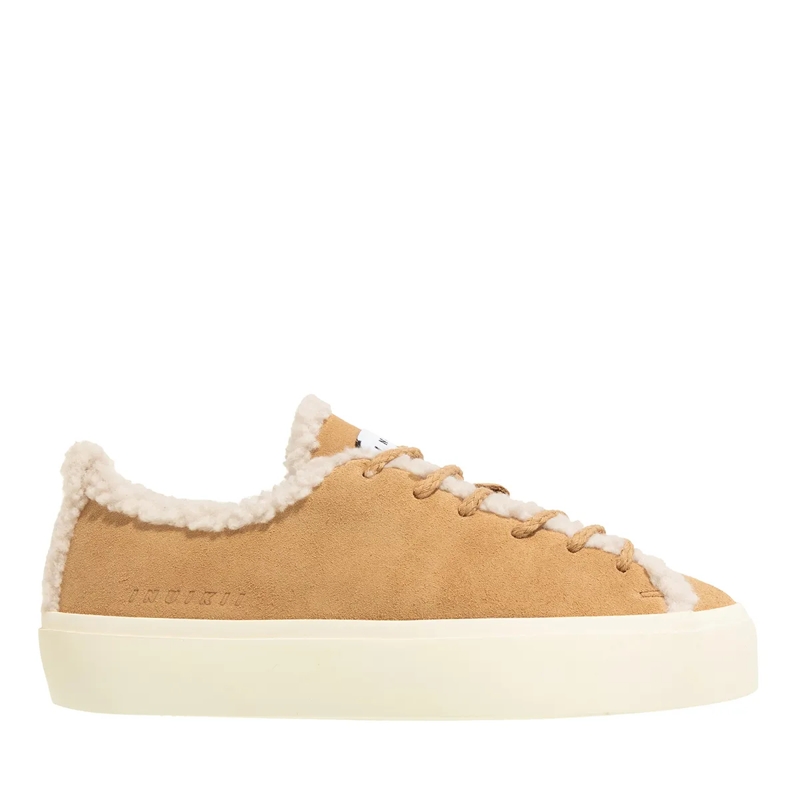 INUIKII Low-Top-Sneaker Shearling Low Beige