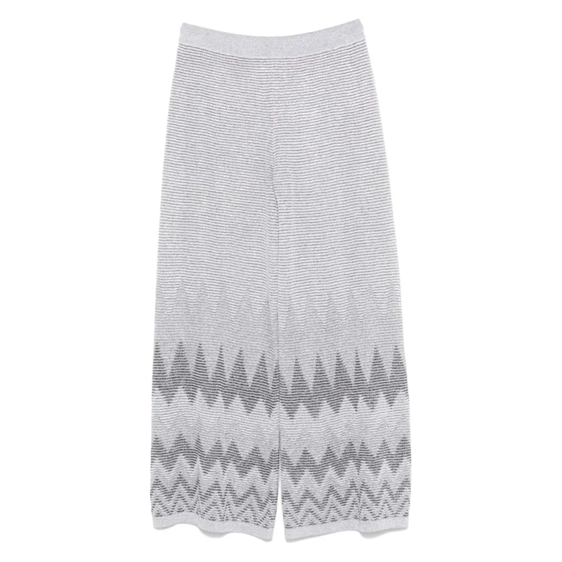 D. Exterior  Tailored Straight-Cut Pants With Minimalist Design Grey