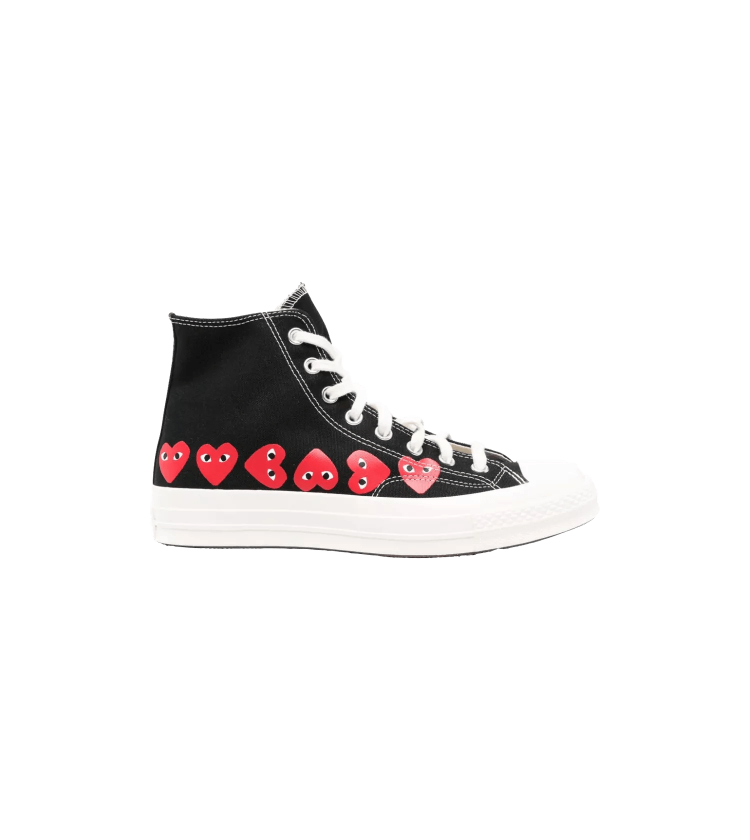 Comme des Garcons Play Multi Heart Converse Chuck Taylor 70 HighTop