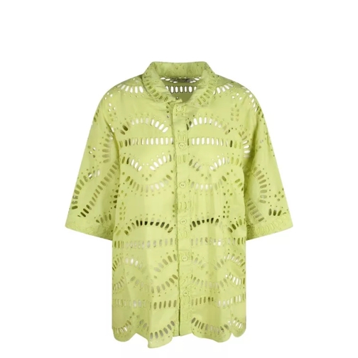 Charo Ruiz Ibiza Isma Blouse Green 