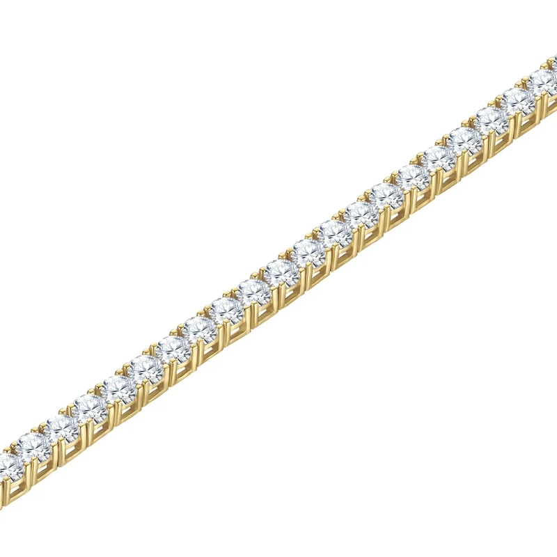 Trilani Armband Sterling Silber Armband Zirkonia gold(Image 3)