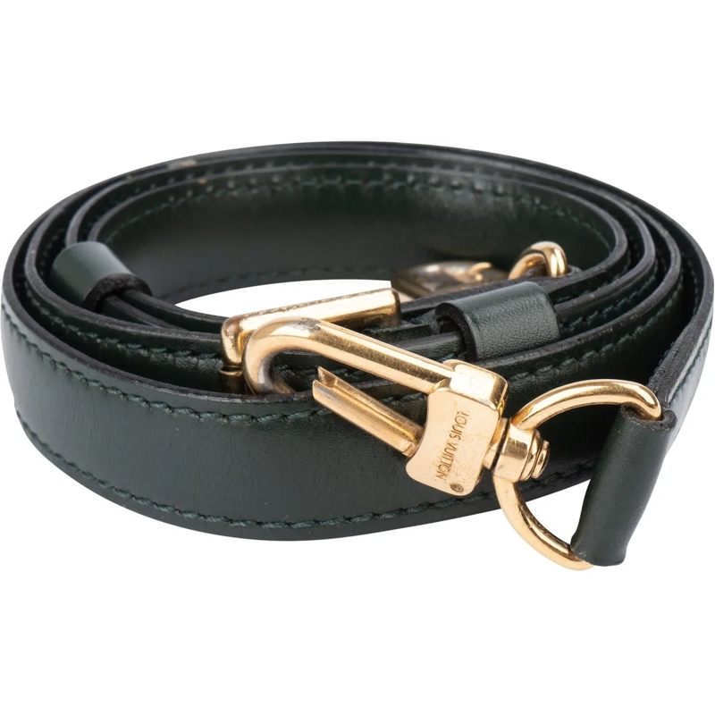 Louis Vuitton Tote Louis Vuitton Green Leather Lozan Bags Strap grün