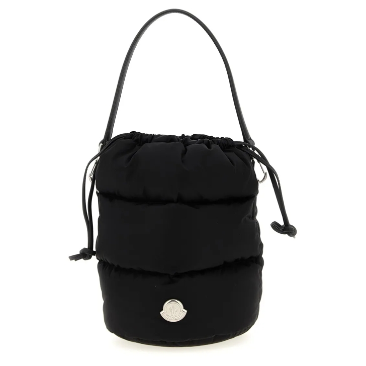 ショルダーバッグ・ポシェット MONCLER CARADOC BLACK BUCKET BAG Moncler Caradoc' Bucket Bag Black | Bucket Bag