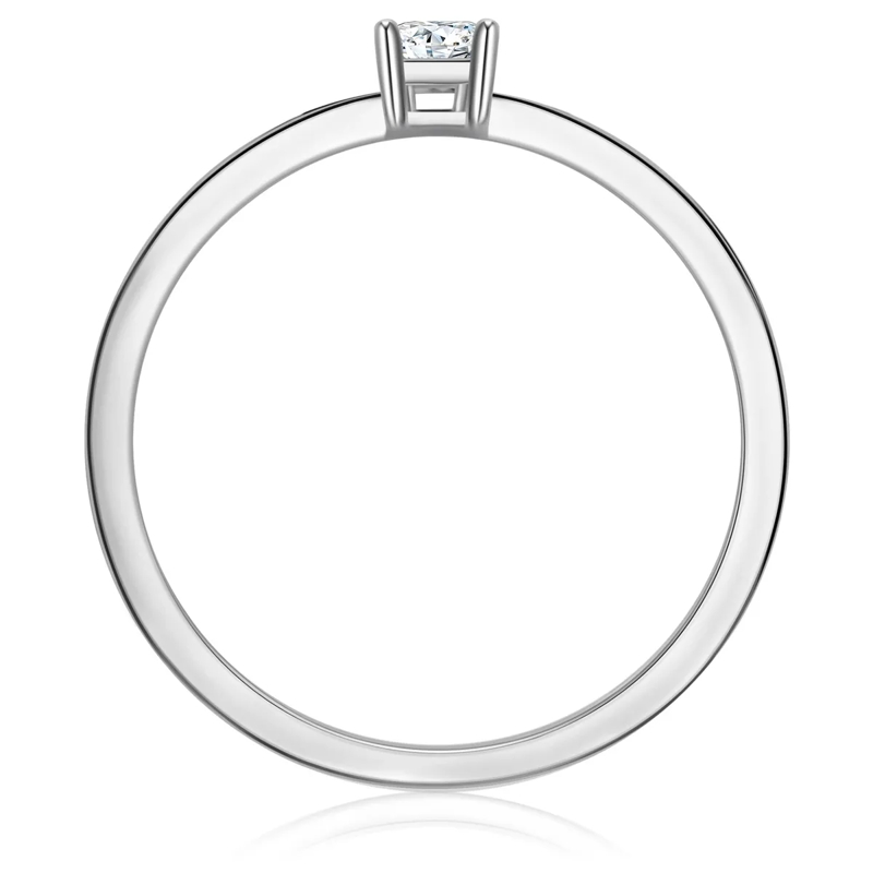 Trilani Ring Sterling Silber Ring Zirkonia silber(Image 3)