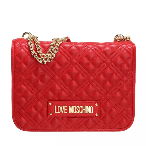 Love Moschino Borsa Quilted Pu  Rosso Crossbody Bag