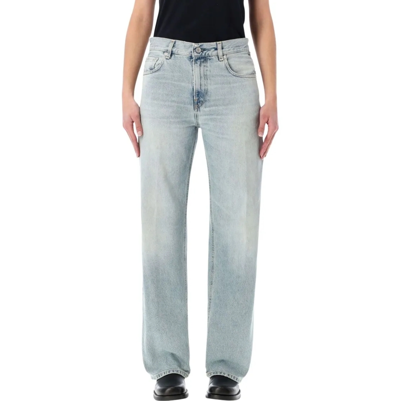 Haikure Jeans Bonnie Straight-Leg Denim Jeans Blue