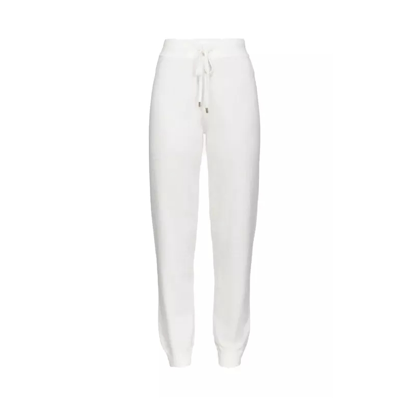 Pinko Hose White Drawstring Trousers White