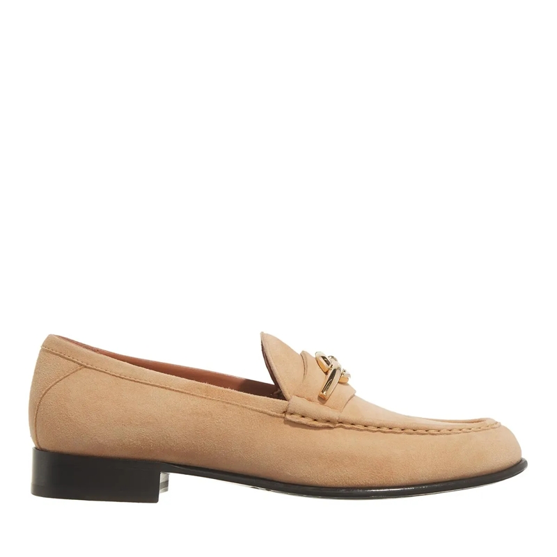 Valentino Garavani Loafer Loafer Vlogo Gate Cappuccino