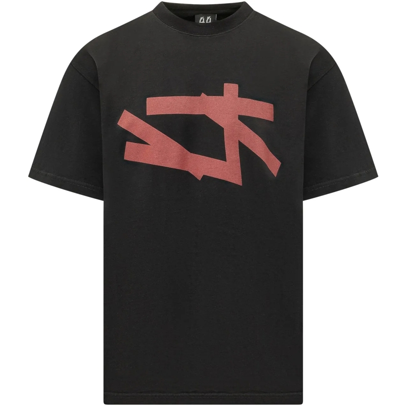 44 Label Group T-Shirt T-shirt con Stampa Lettering schwarz