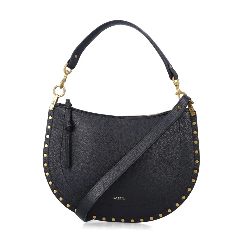 Isabel Marant Schultertasche Oskan Soft Leather Shoulder Bag Black