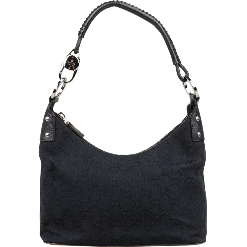 Gucci Tote GG Monogram Hobo Bag schwarz