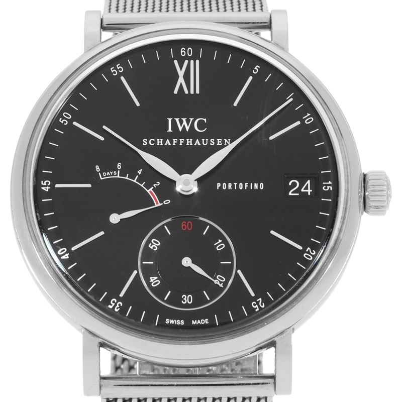 IWC Automatikuhr Portofino Schwarz