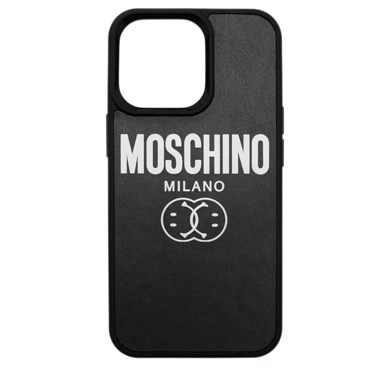 Moschino Handyhülle Phone Case  Fantasy Print Black