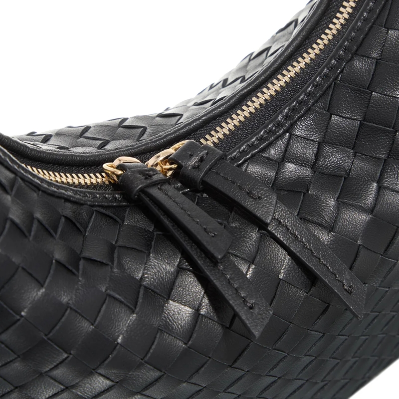 Abro Hobo Bag Beutel Nana Mini/ Black/Gold  Black/Gold(Image 3)