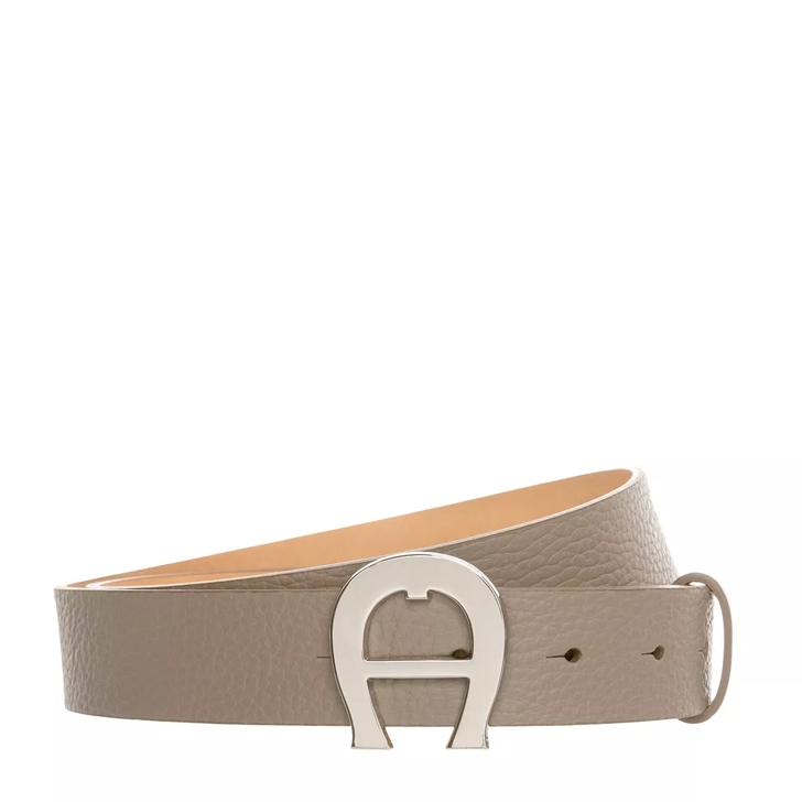 AIGNER Cybill Belt Taupe Leather Belt