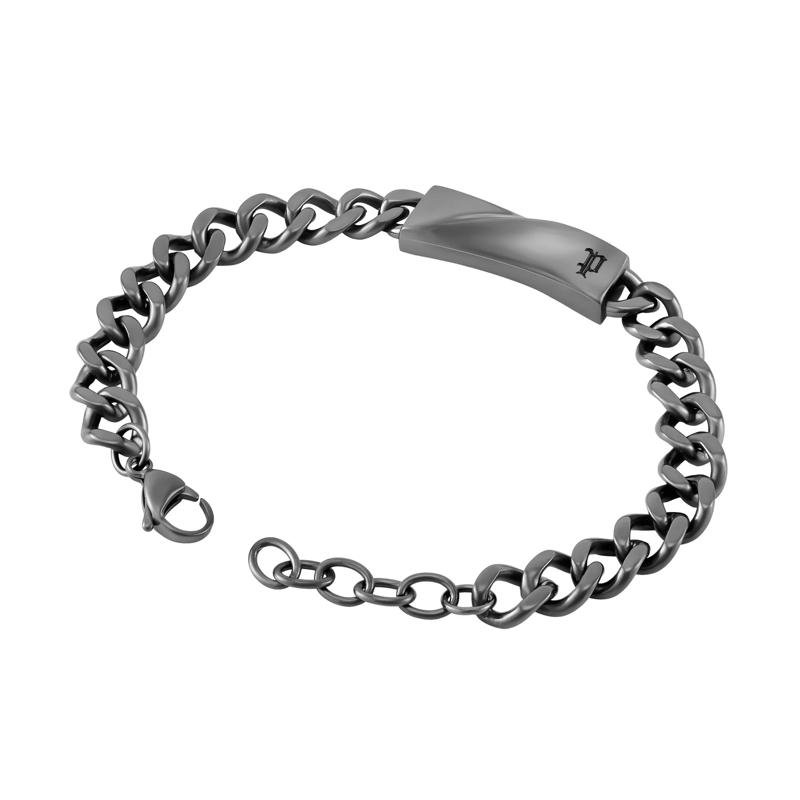 Police Armband Armband Contorto- Herrenarmband- Farbe: gold-  silber(Image 3)