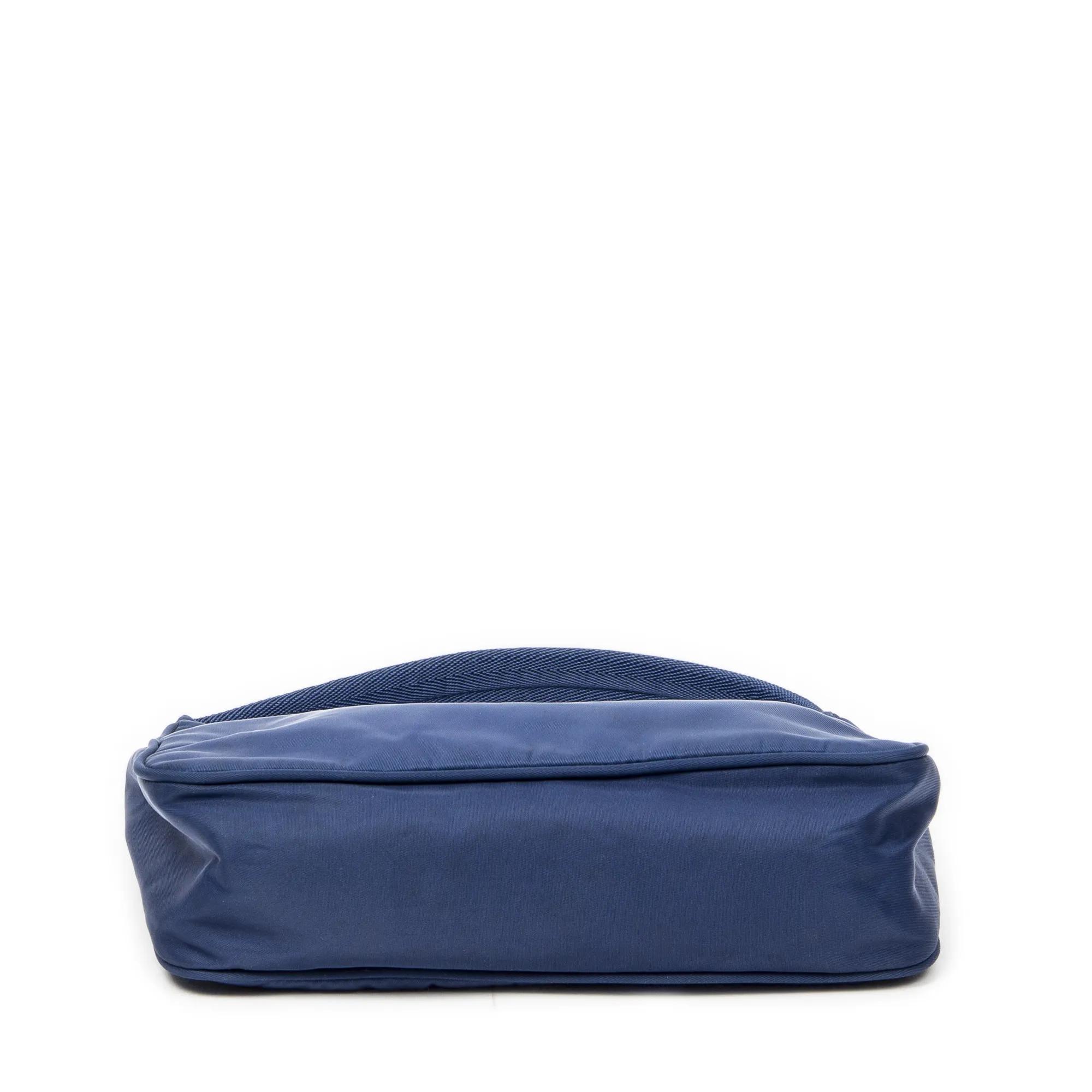 Thumbnail - Prada Crossbody Bags - Vintage Mini Zip Hobo - Gr. unisize - in Blau - für Damen