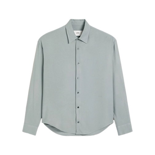 AMI Paris Hemd mit Kastenschnitt 4012 CLAY BLUE Shirts