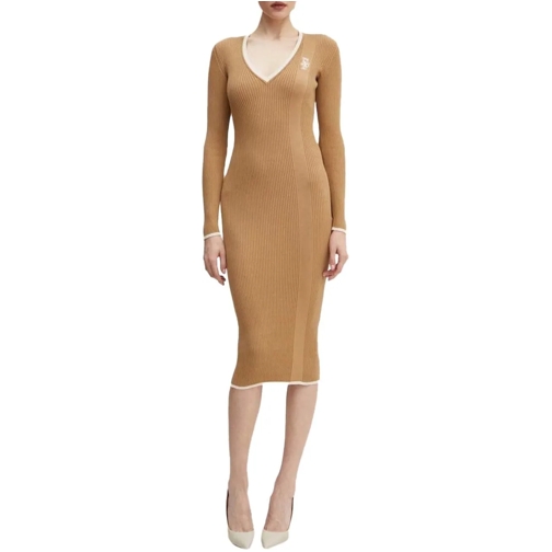 Elisabetta Franchi Midi-Kleider Dresses Beige beige