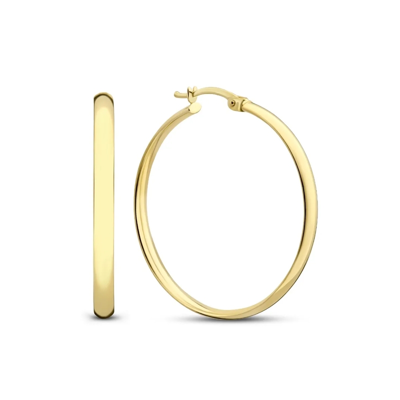Isabel Bernard Creolen Rivoli Estrella 14 karat hoop earrings Gold