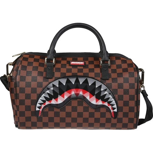 Sprayground Weekender Sip Lenticular Chomp Mini Duffle Brown schwarz