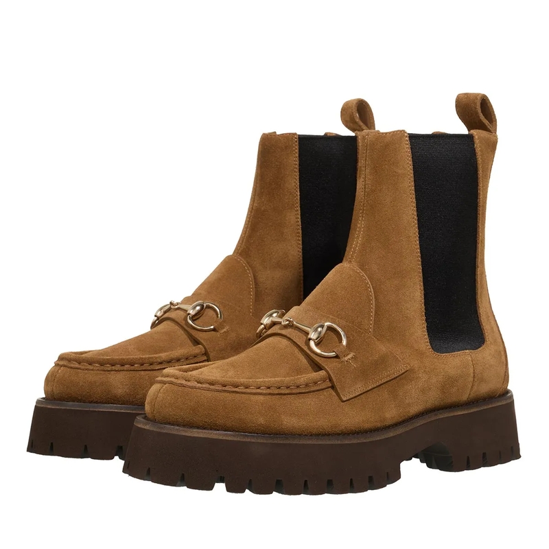 Gucci Stiefeletten W SYLKE BOOTIE SUEDE W/HB mehrfarbig(Image 3)
