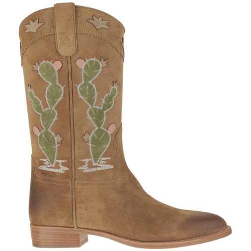 Sartore Stiefel Western Suede Boot Brown