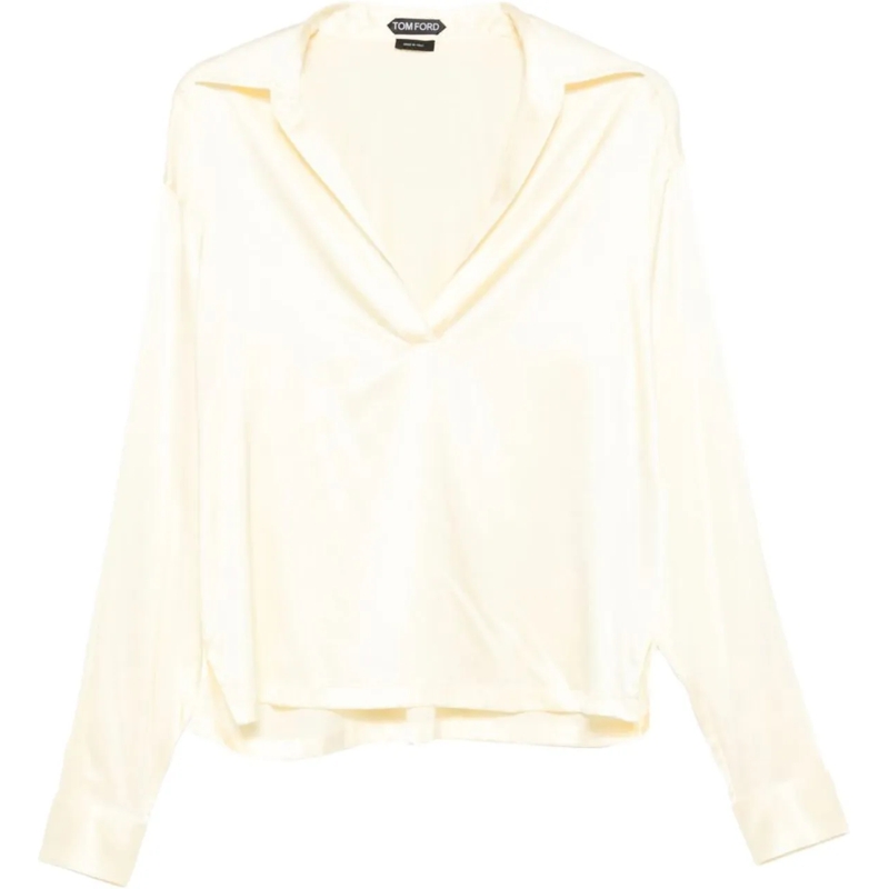 Tom Ford Chemisier Shirts Yellow gelb