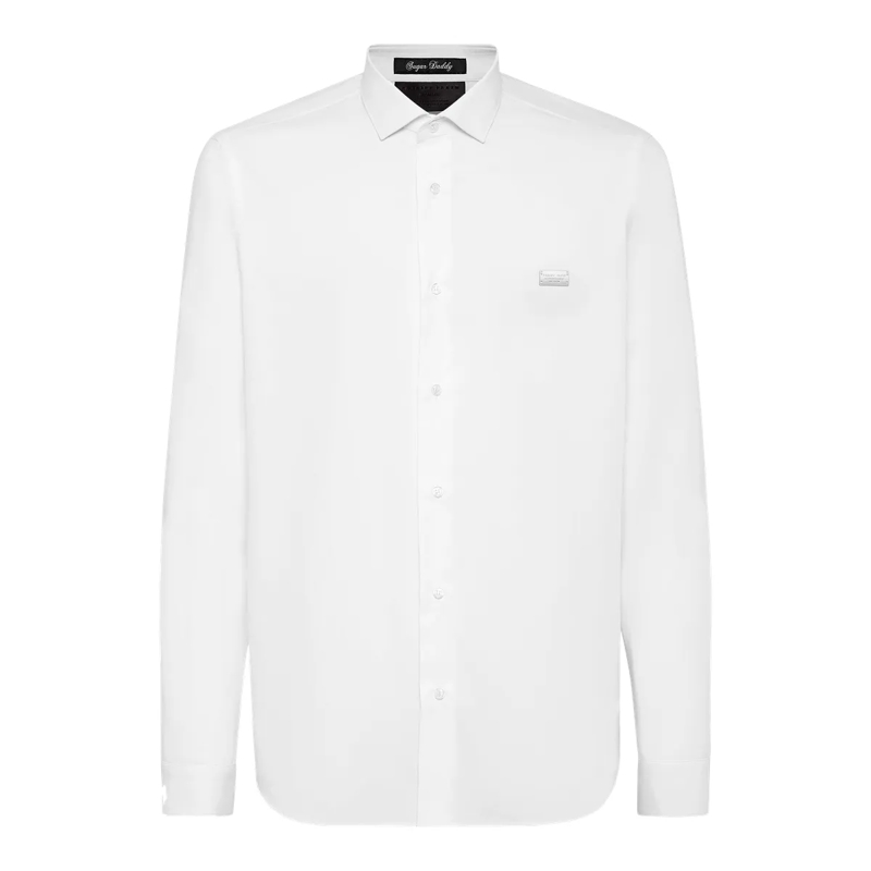 Philipp Plein Hemd Hemd Slim Fit weiss