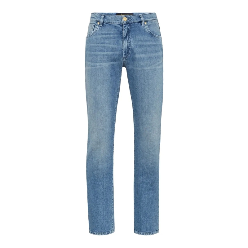 BILLIONAIRE Jeans mit geradem Bein Jeans Regular Fit Crest hell-blau