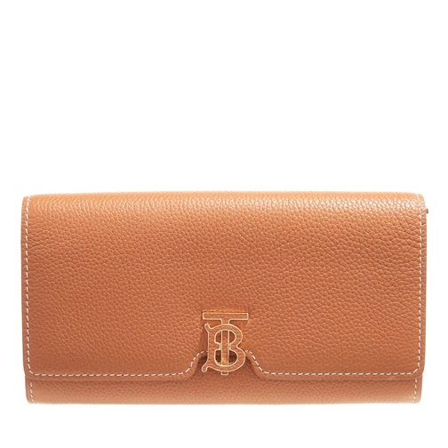 Burberry Wallet Leather Warm Russel Brown Continental Wallet-plånbok