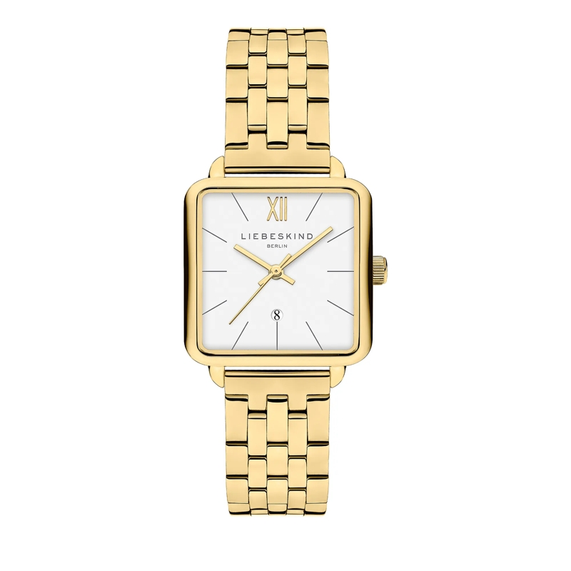 Liebeskind Berlin Automatikuhr Edelstahl The Classic Square gold