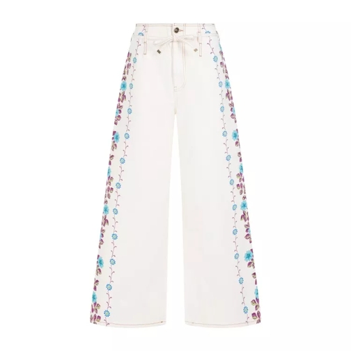 Etro White Cotton Jeans White 