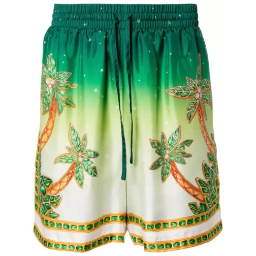 Casablanca Multicolored Joyaux D'afrique Shorts Green 